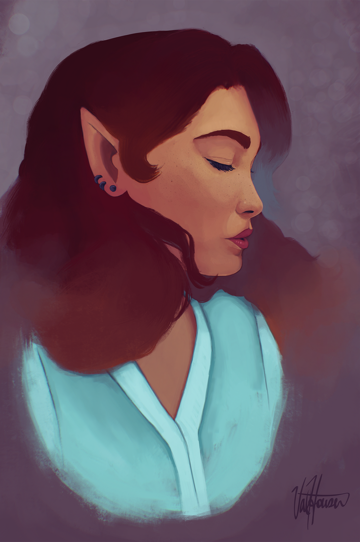 Elf Side Portrait